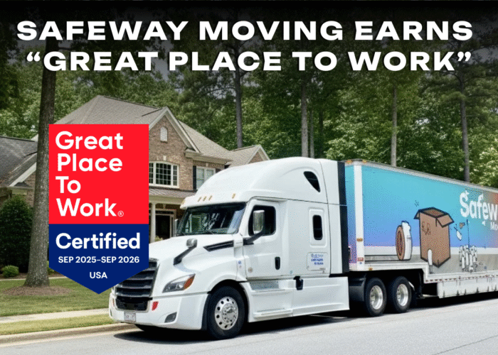 Safeway Moving Earns “Great Place to Work” Certification Safeway Moving Earns “Great Place to Work” Certification